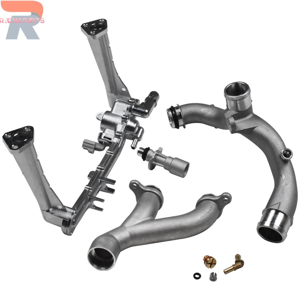 For Land Rover Jaguar 3.0L Supercharged Coolant Water Pipe Kit Aluminum
