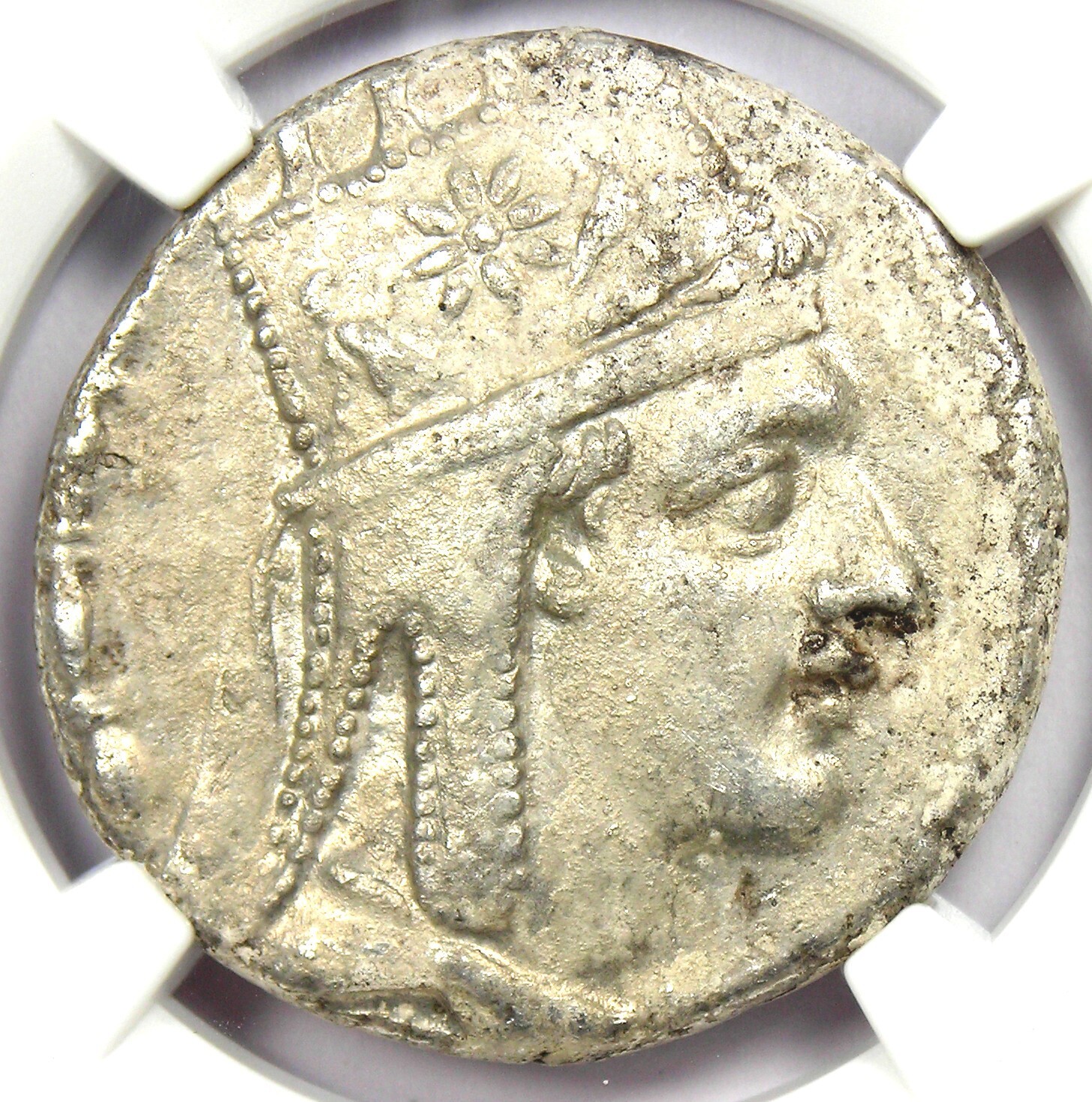 Tigranes II AR Tetradrachm Kings of Armenia Silver Coin 95-56 BC - NGC Choice XF