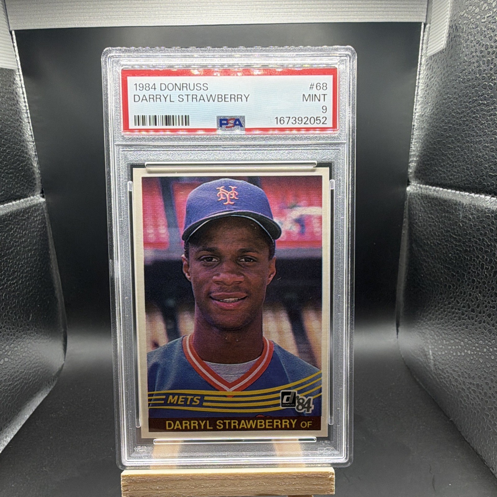 Donruss 1984 Darryl Strawberry Rookie RC #68 New York Mets PSA 9 Mint Donruss 1984 Darryl Strawberry Rookie RC #68 New York Mets PSA 9 Mint