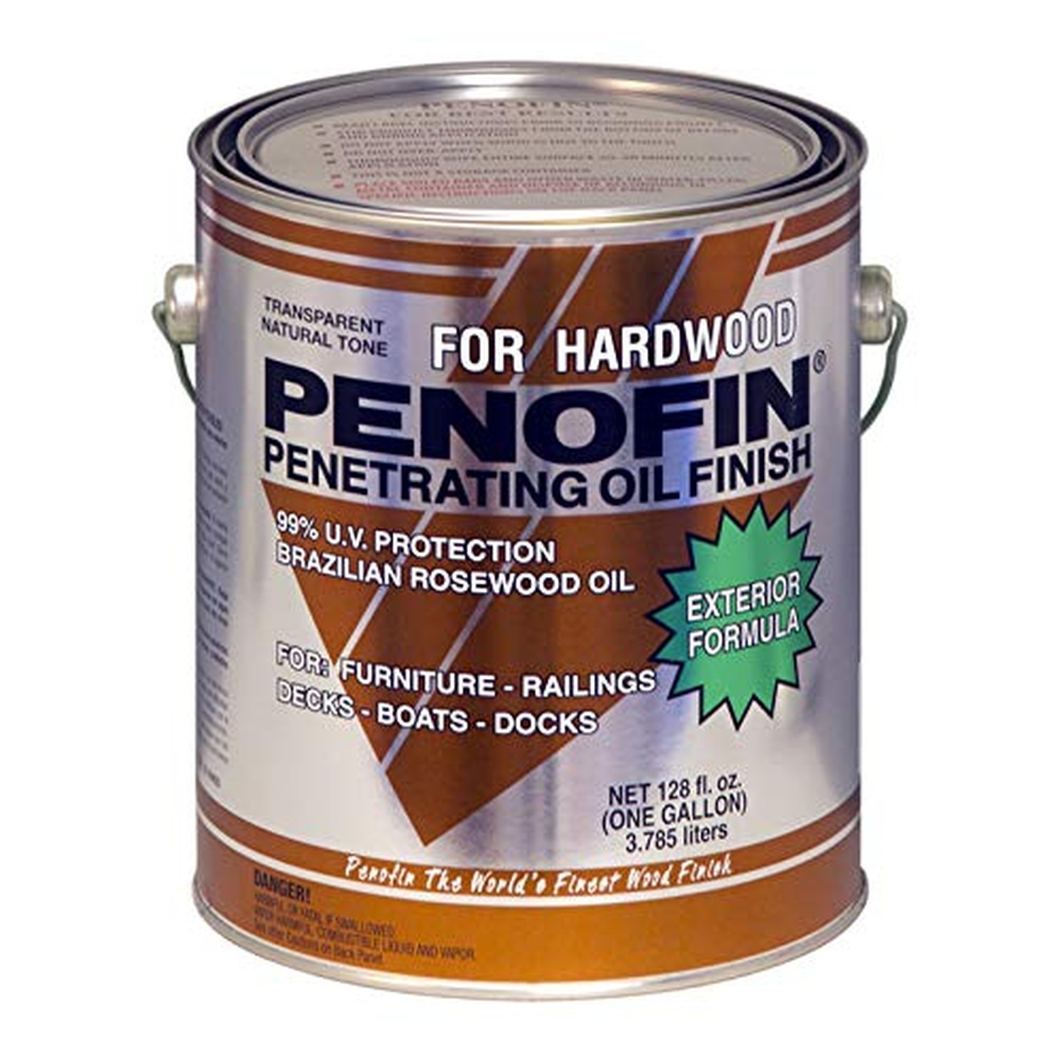 1 Gal Penofin F3XHWGA Natural Exotic Hardwood Penetrating Wood Finish (250-VOC)