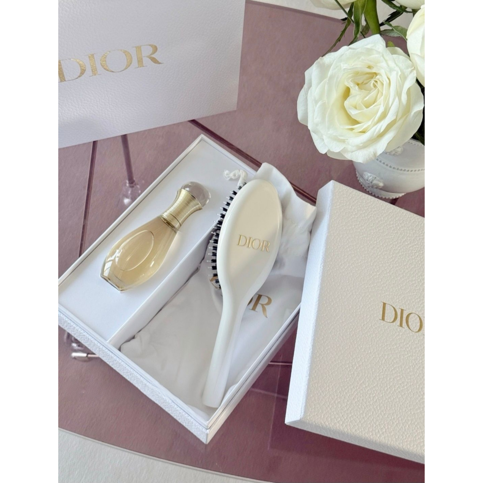 Dior J’Adore Hair Mist Eau de Parfum 40ml + Brush + Pouch Limited Gift Set NEW