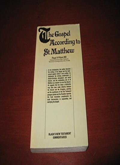 A Commentary on the Gospel According to St. Matthew (English Her