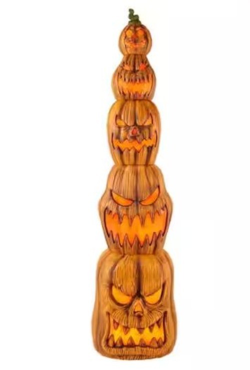 8.5 FT Halloween Classics Giant-Sized LED Jack-O-Lanterns Stack- Retired- NIB