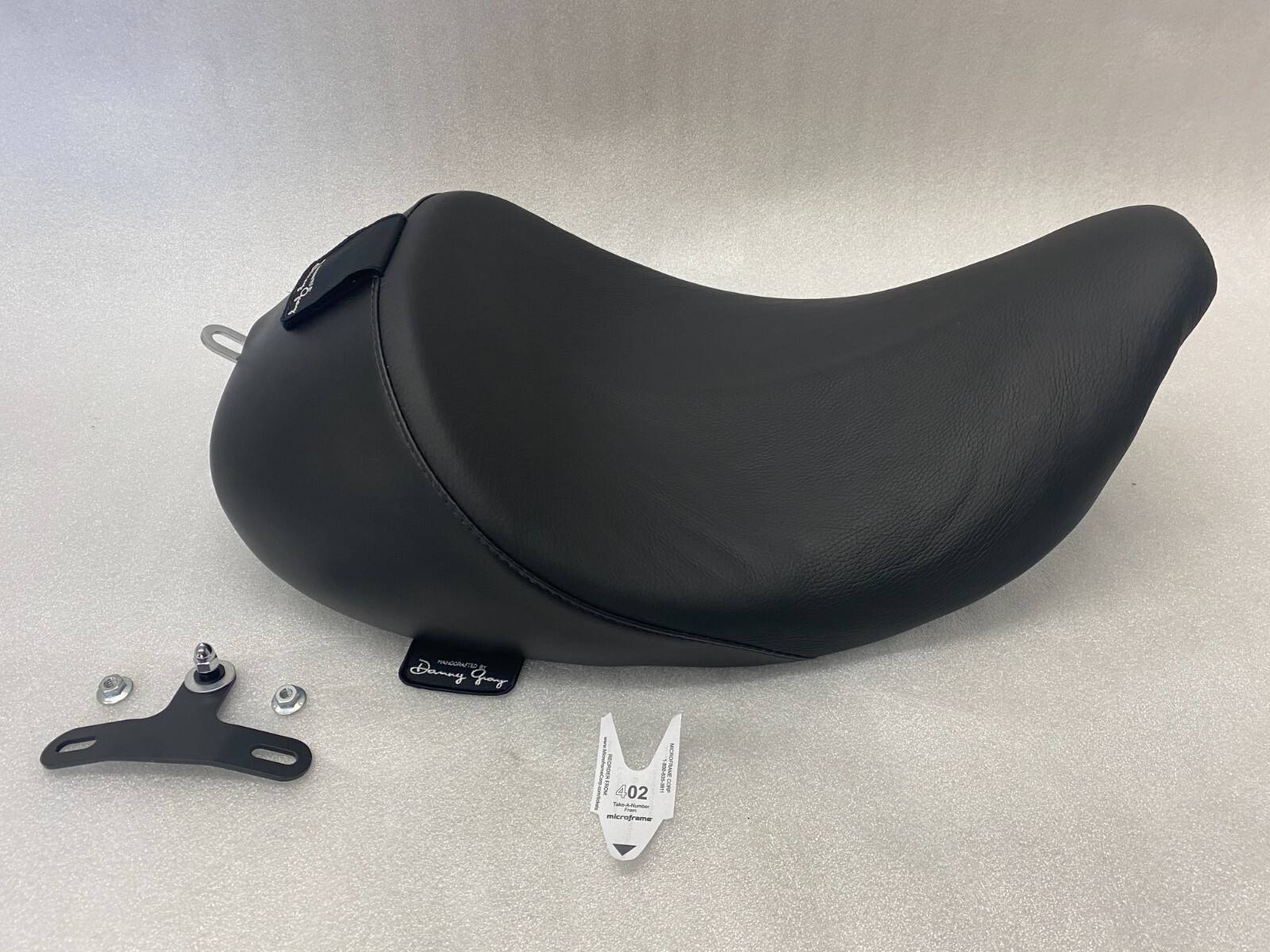 Danny Gray Bigseat Backrest Seat Plain Smooth for HARLEY DAVIDSON TOURING     B4