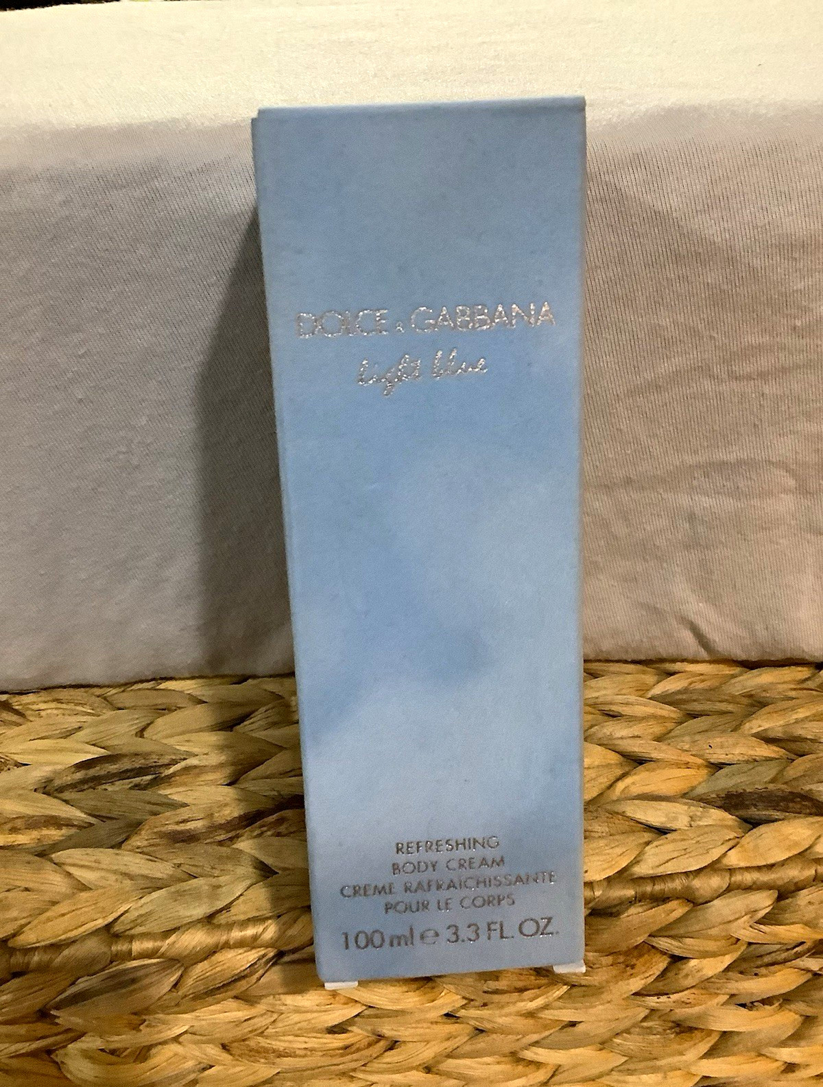 Dolce & Gabbana Light Blue Moisturizing Body Cream SPF 15 Women 3.3 oz