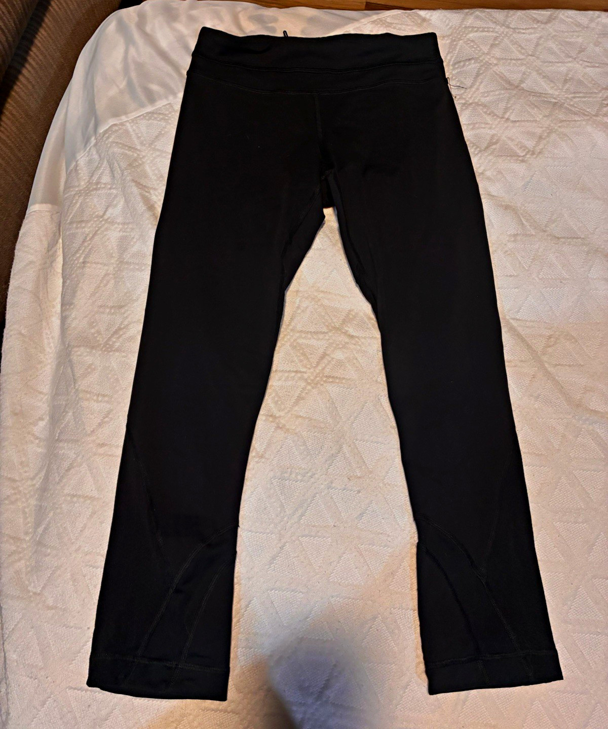 Lululemon Women’s Black Solid Pull-On Skinny Yoga Leggings Size 2 28\