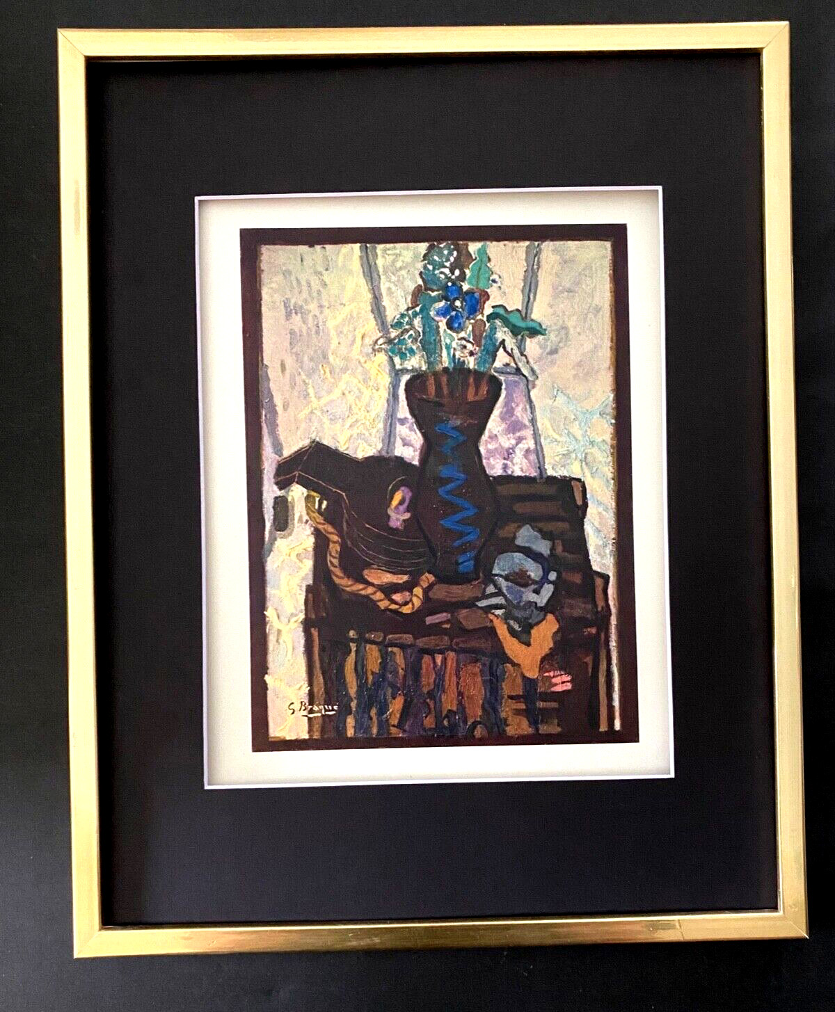 GEORGES BRAQUE + 1948 AWESOME SIGNED PRINT + COLLECTIBLE ITEM + BUY IT NOW GEORGES BRAQUE + 1948 AWESOME SIGNED PRINT + COLLECTIBLE ITEM + BUY IT NOW