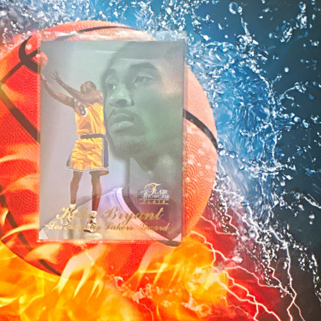 Fleer Showcase Row 3 Kobe Bryant Rookie RC 23 Los Angeles Lakers Card Fleer Showcase Row 3 Kobe Bryant Rookie RC 23 Los Angeles Lakers Card