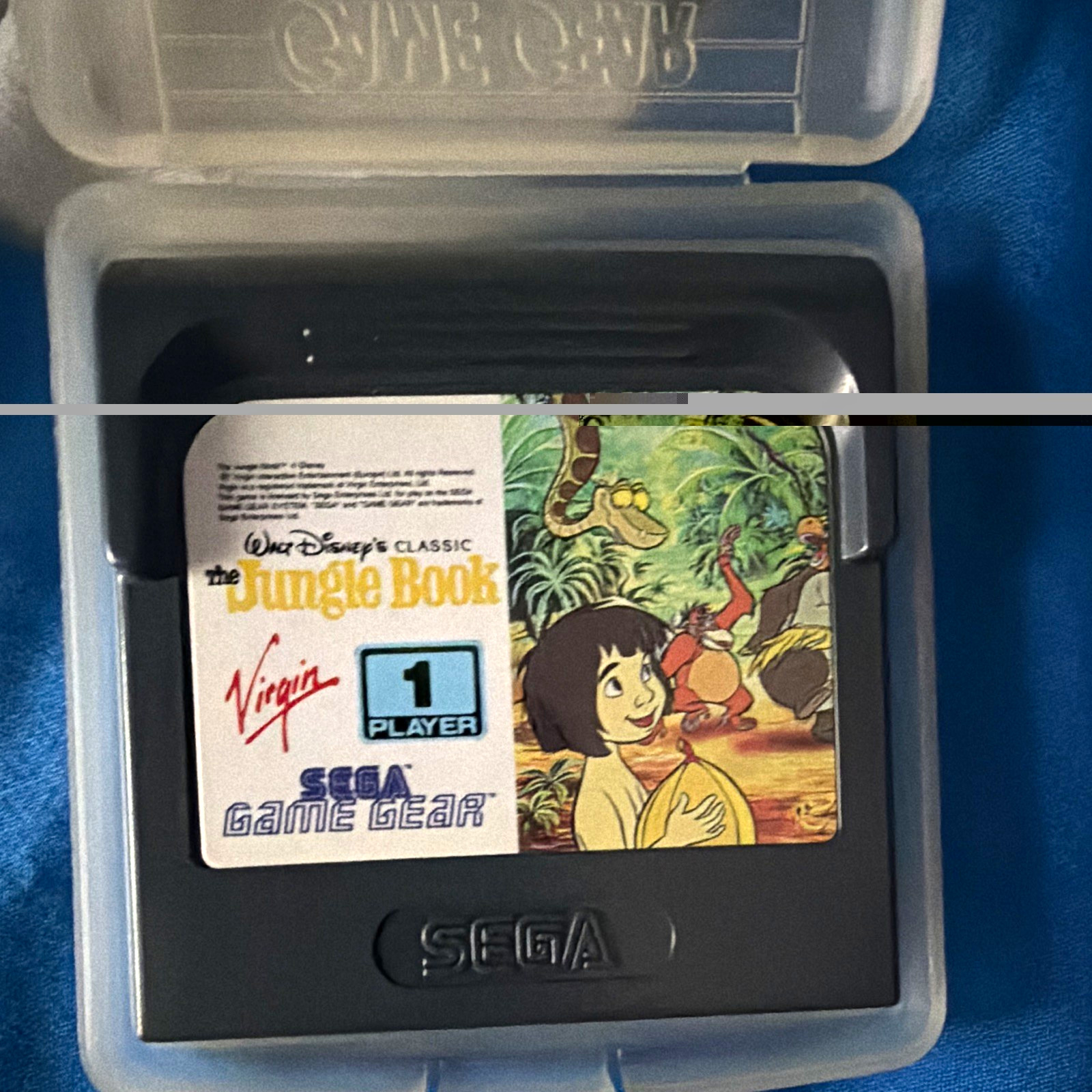 Virgin Disney\'s The Jungle Book Sega Game Gear Action Platformer 1 Player