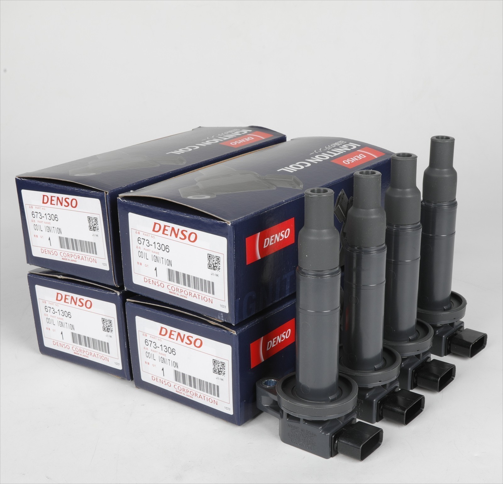 4PCS OEM 90919-02240 Ignition Coils For 2001-2010 Toyota Yaris Prius Echo DENSO 4PCS OEM 90919-02240 Ignition Coils For 2001-2010 Toyota Yaris Prius Echo DENSO