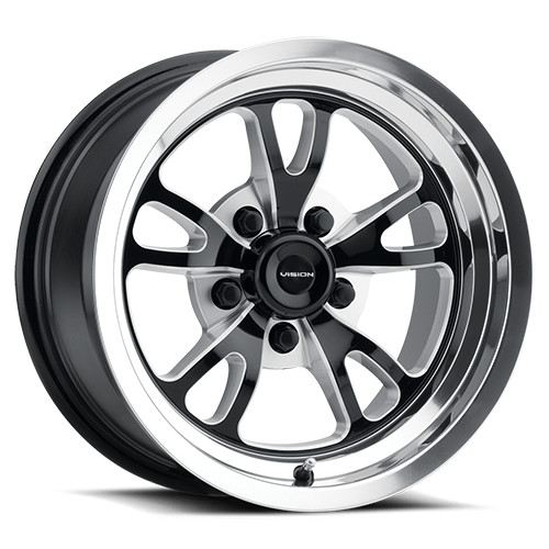 1 New 15x10 Vision 149 Patriot Black Milled Polished 5x114.3 5x4.5 ET0 Wheel Rim