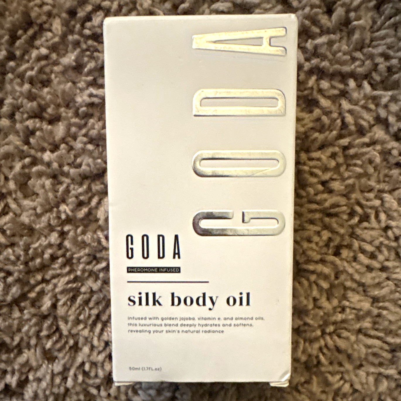 GODA Glow Silk Body Oil Pheromone-Infused Jojoba 50 ml (1.7 fl oz)