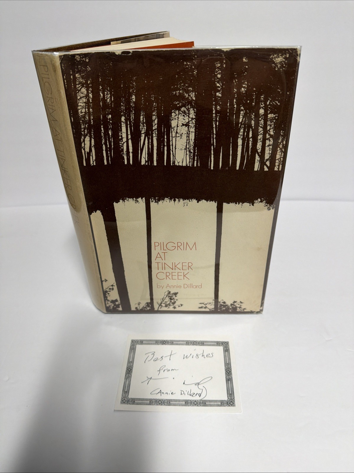 SIGNED Pilgrim at Tinker Creek Annie Dillard 1974 True 1st Ed 1st Printing HCDJ SIGNED Pilgrim at Tinker Creek Annie Dillard 1974 True 1st Ed 1st Printing HCDJ