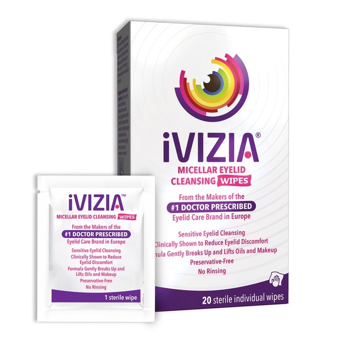 iVIZIA Micellar Eyelid Cleansing Wipes 20 EA iVIZIA Micellar Eyelid Cleansing Wipes 20 EA
