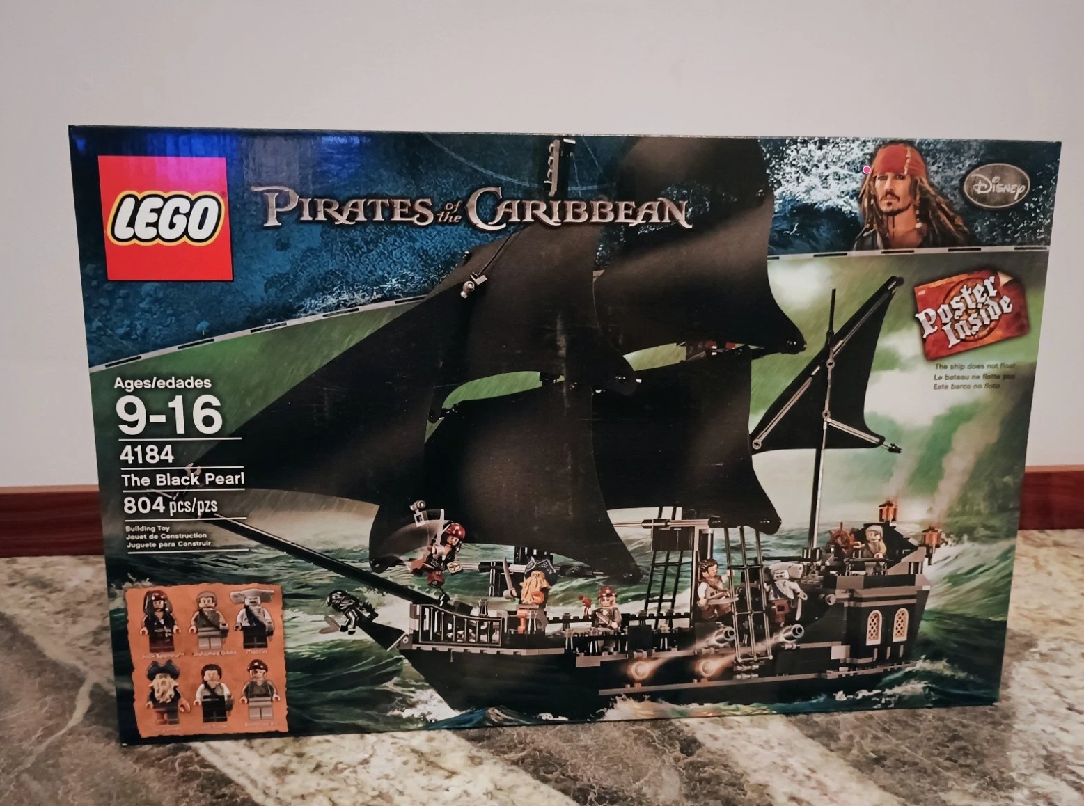 LEGO 4184 Black Pearl Sealed Pirates Caribbean Ship Retired NEW NIB LEGO 4184 Black Pearl Sealed Pirates Caribbean Ship Retired NEW NIB