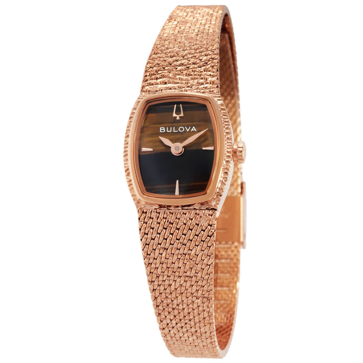 Bulova Goddess of Time Quartz Brown Dial Ladies Watch 97L185