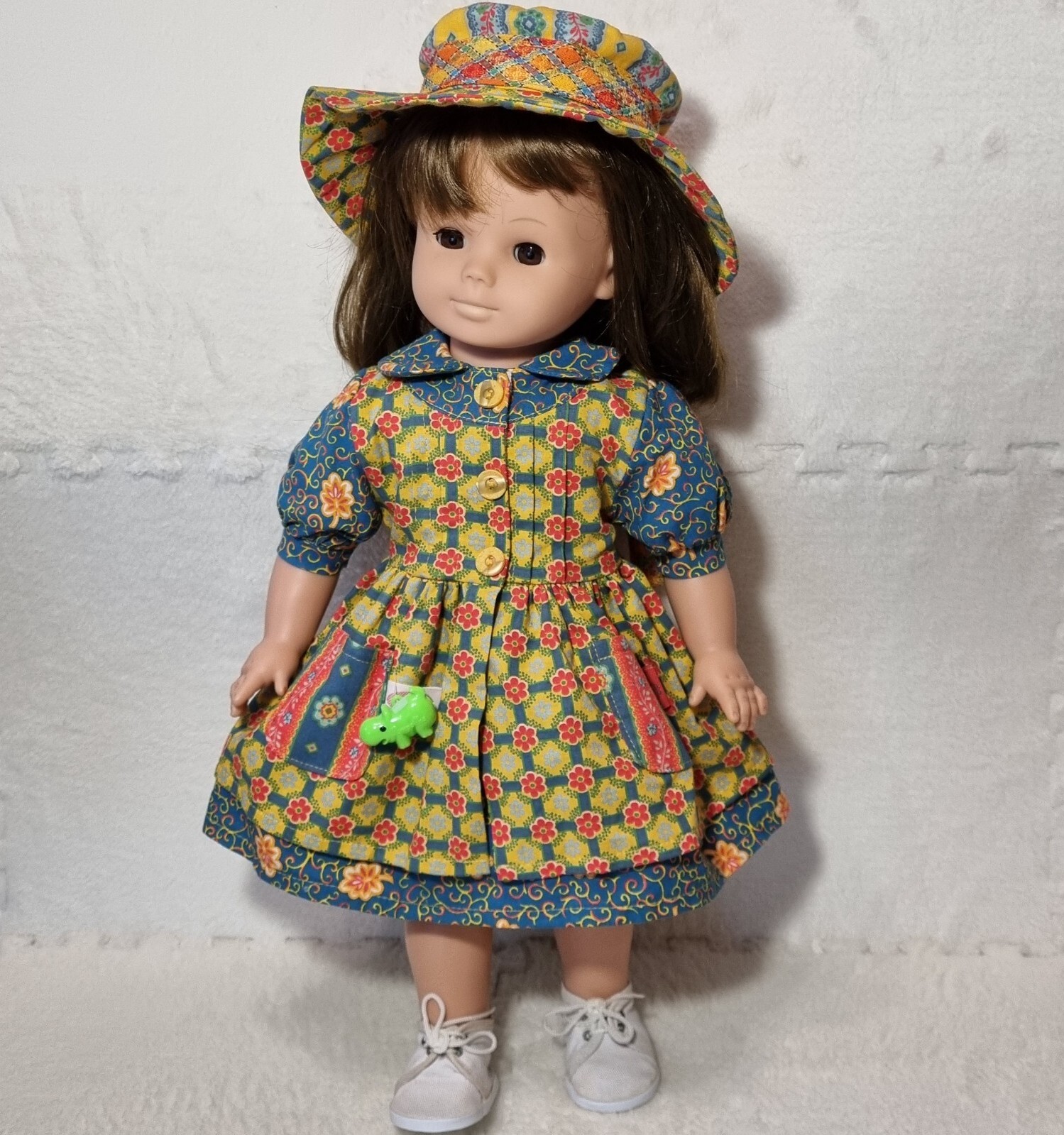Götz Alicia Doll Pampolina Hat And Green Hippo Puppenfabrik GmbH