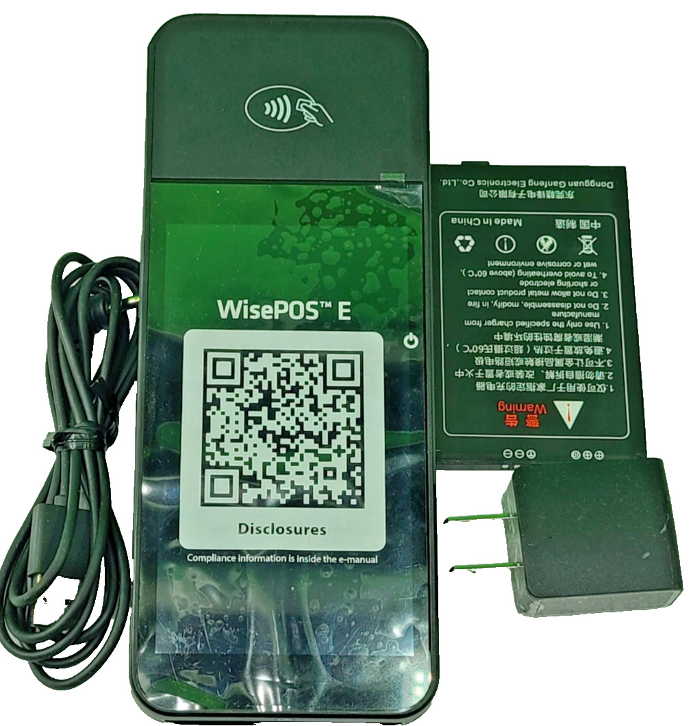 Stripe BBPOS WisePOS E WSC51 Touchscreen Card Reader Terminal Read