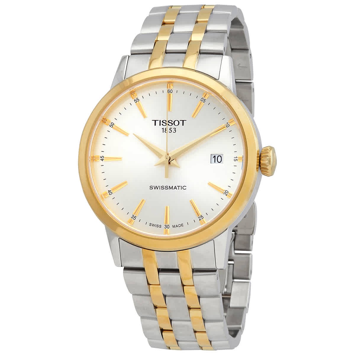 Tissot Classic Dream Automatic Silver Dial Two-tone Men\'s Watch