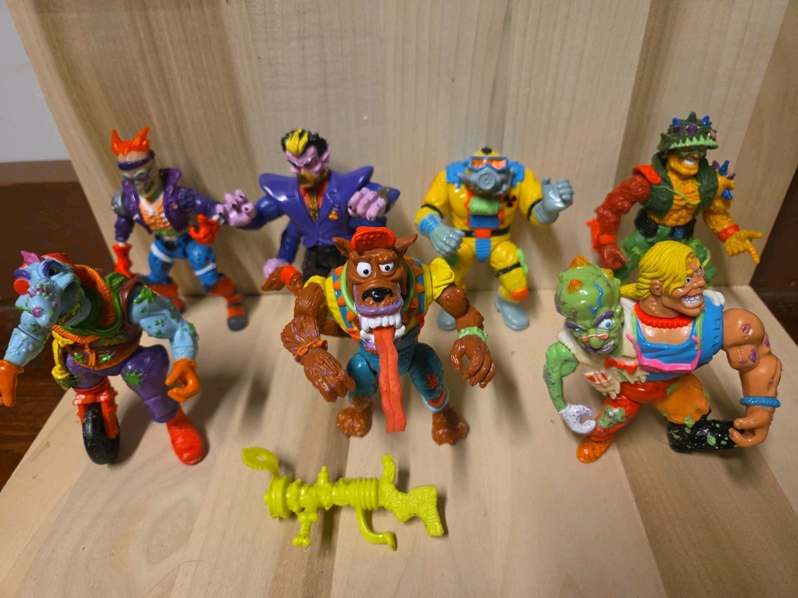 Vintage 1991 Playmates Toxic Crusaders Action Figure Lot Of 7. Vintage 1991 Playmates Toxic Crusaders Action Figure Lot Of 7.