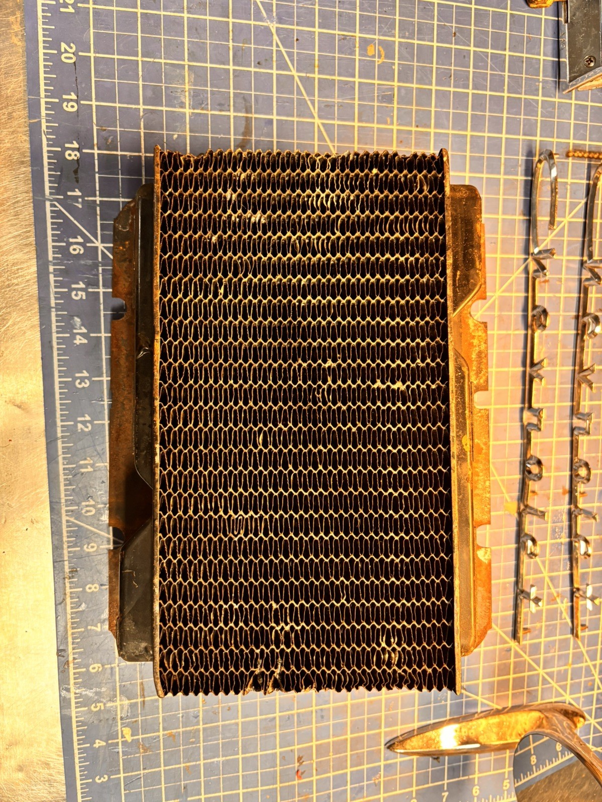 ORIGINAL 1957 CHEVY BEL AIR UNDER DASH HEATER BOX OEM