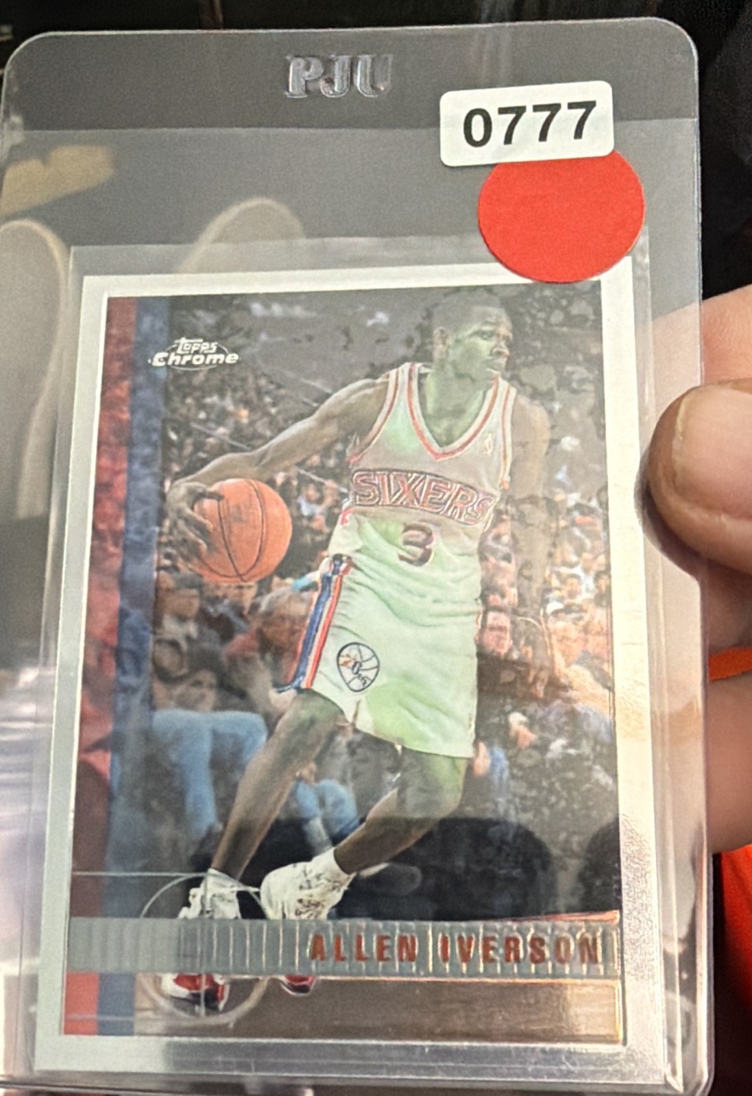 1997-98 Topps Chrome - Allen Iverson #54 (777)-79 1997-98 Topps Chrome - Allen Iverson #54 (777)-79