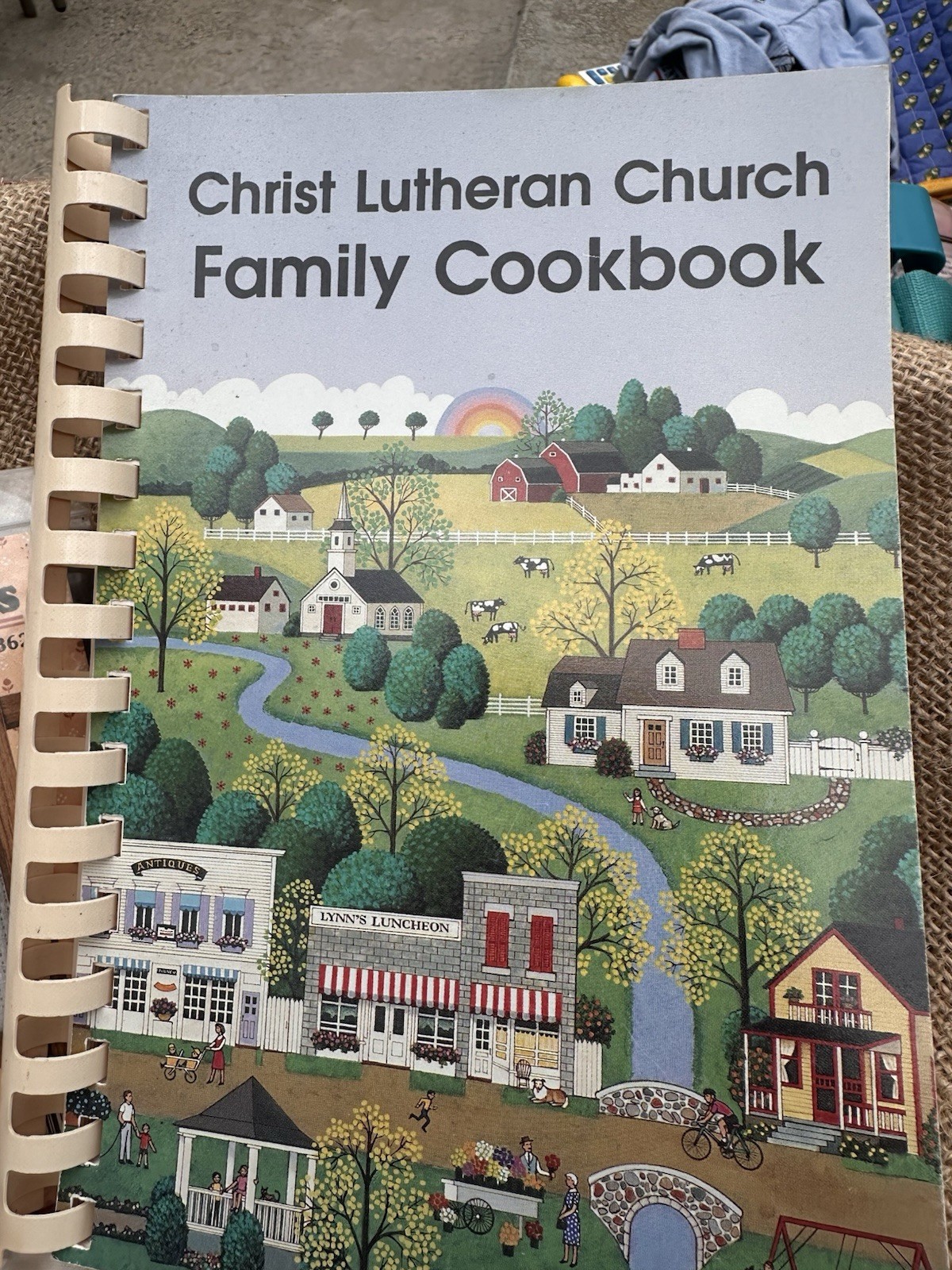 Vintage Rare Christ Lutheran Church Family Cookbook Women\'s Group Vintage Rare Christ Lutheran Church Family Cookbook Women\'s Group