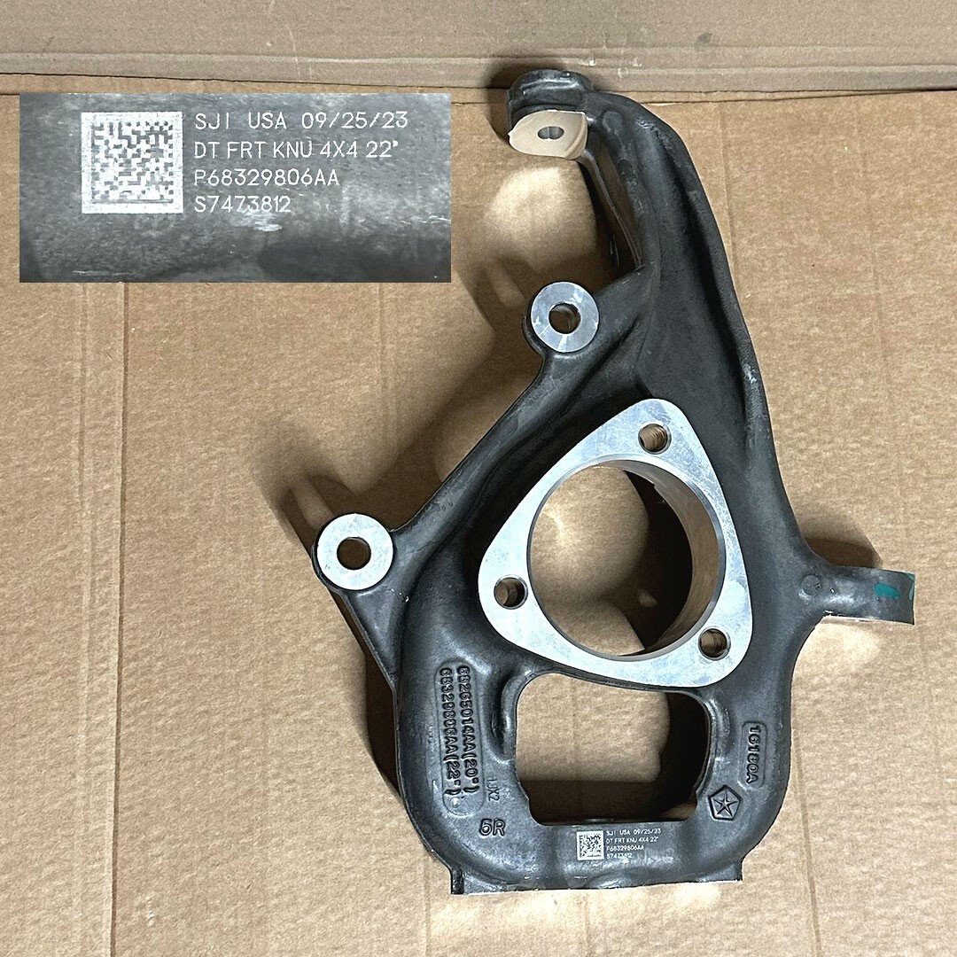 NEW OEM 2019-2024 Ram 1500 Front Right Steering Knuckle - 4x4 - 68329806AA
