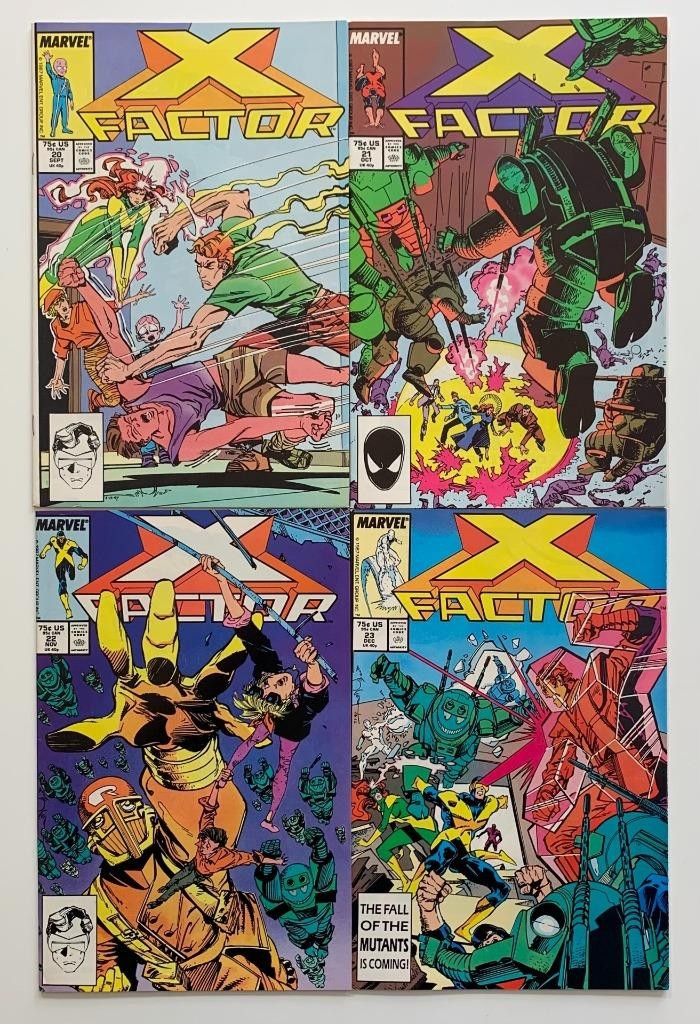 X-Factor #20 to #23. (Marvel 1987) 4 x High Grade issues.