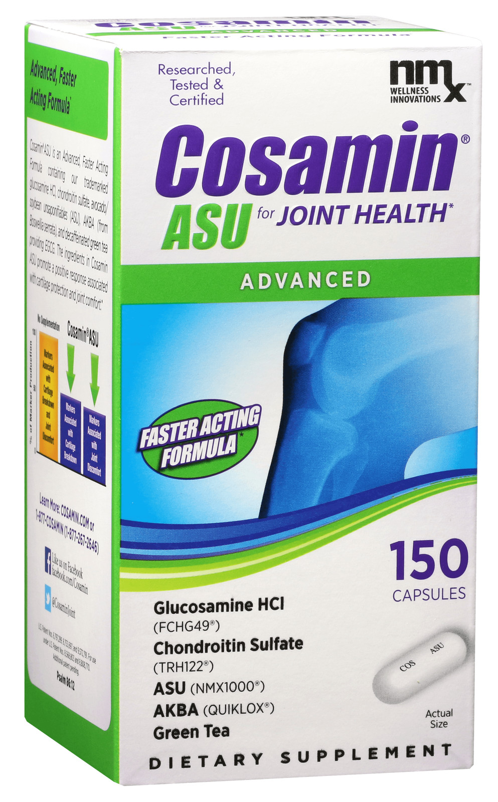 Cosamin ASU For Joint Health Dietary Supplement Advanced Formula Capsules 150 Ct