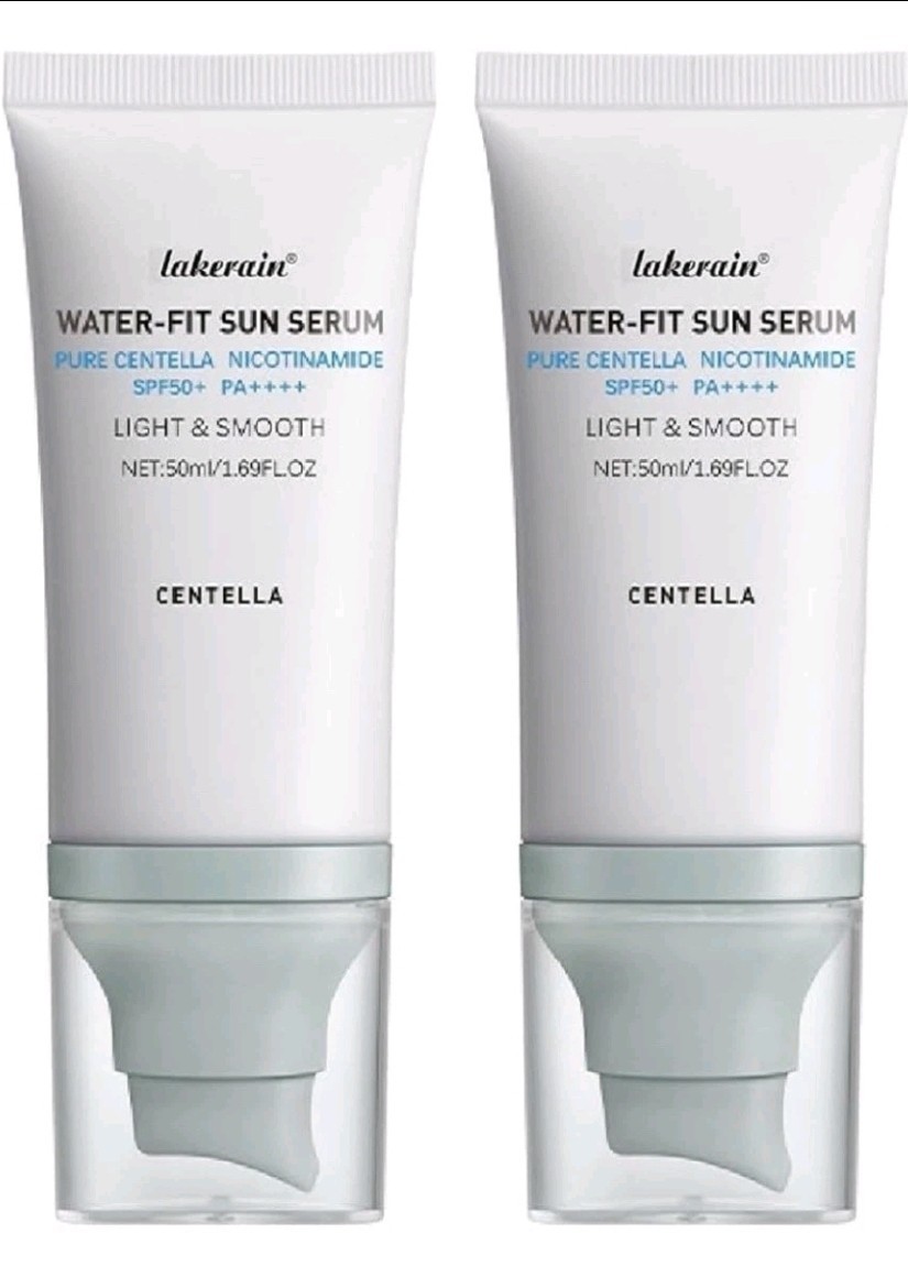 Lakerain Water-Fit Sun Serum Set of 2 NEW