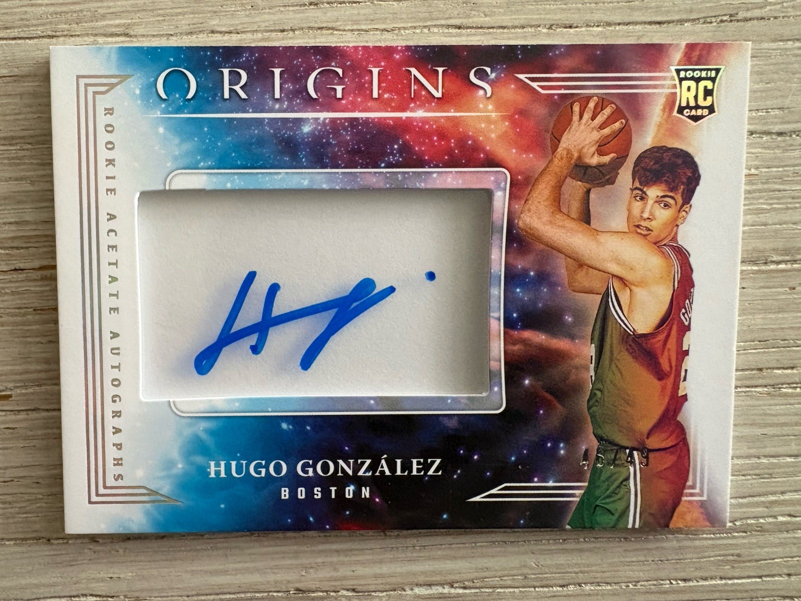 2025-26 Panini Origins Hugo Gonzalez On Card Auto RC Acetate SSP /49 (AU, RC) 2025-26 Panini Origins Hugo Gonzalez On Card Auto RC Acetate SSP /49 (AU, RC)
