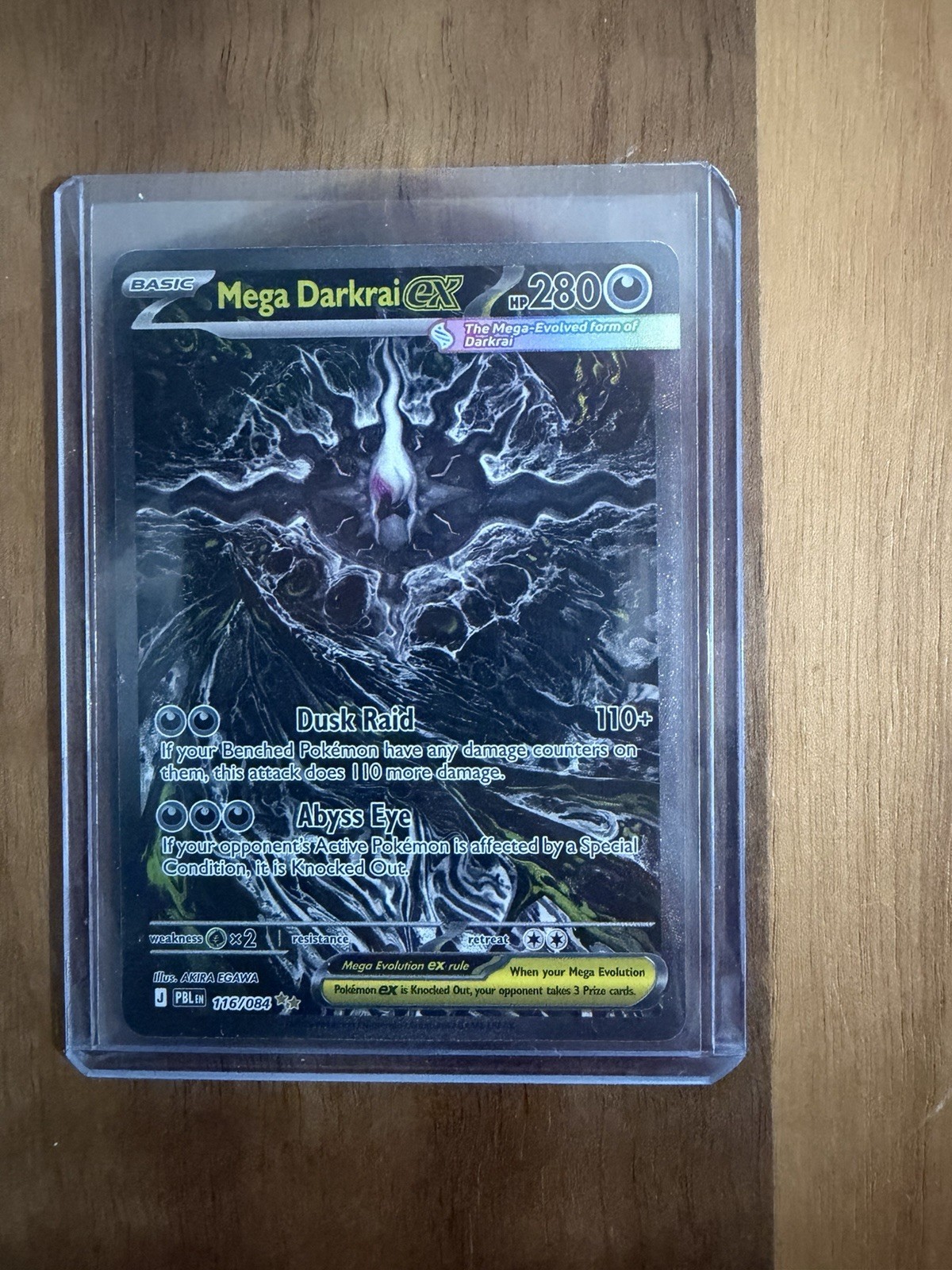 Mega Darkrai ex 116/084 Me05: Pitch Black Holo Mega Darkrai ex 116/084 Me05: Pitch Black Holo