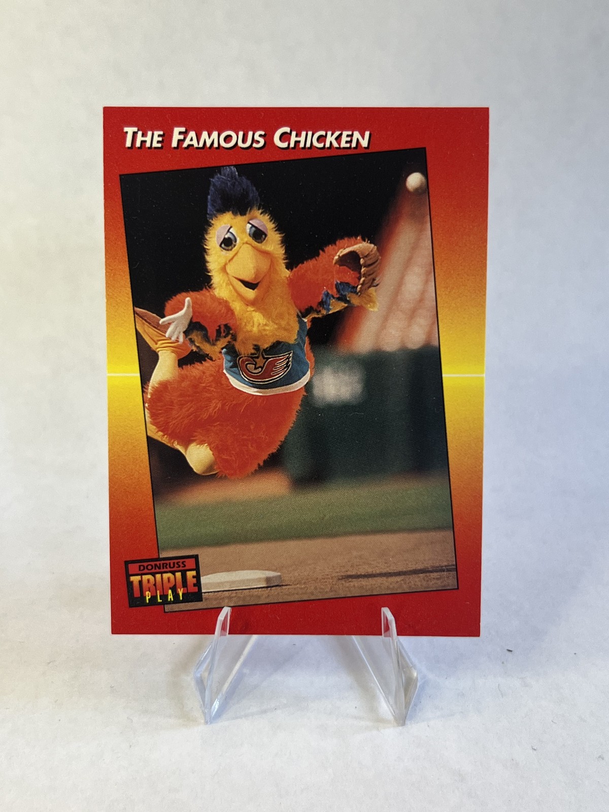 The Famous Chicken #138 1992 Triple Play
