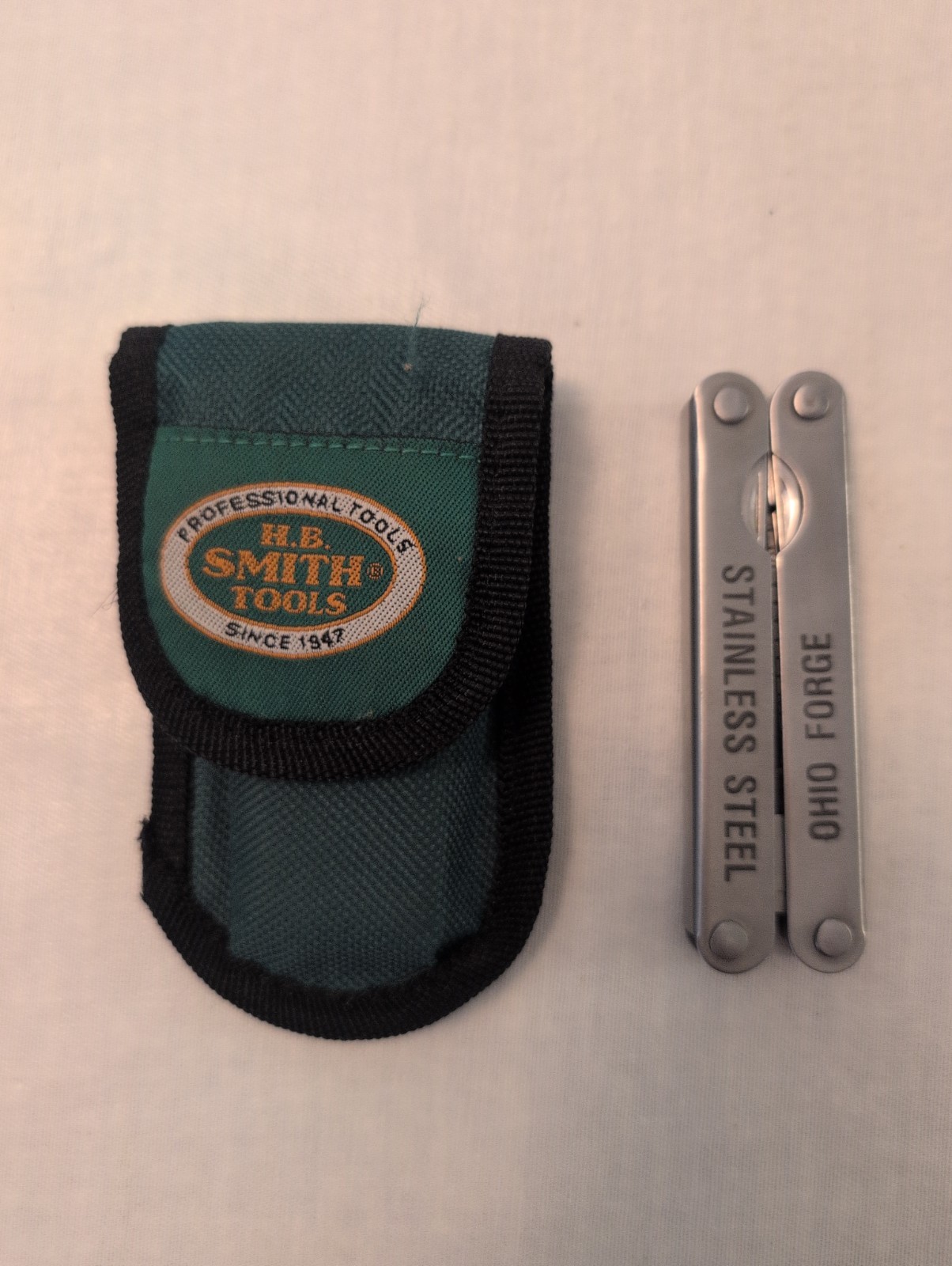Vintage Ohio Forge Stainless Steel Multi-Tool with H.B. Smith Tools Nylon... Vintage Ohio Forge Stainless Steel Multi-Tool with H.B. Smith Tools Nylon...