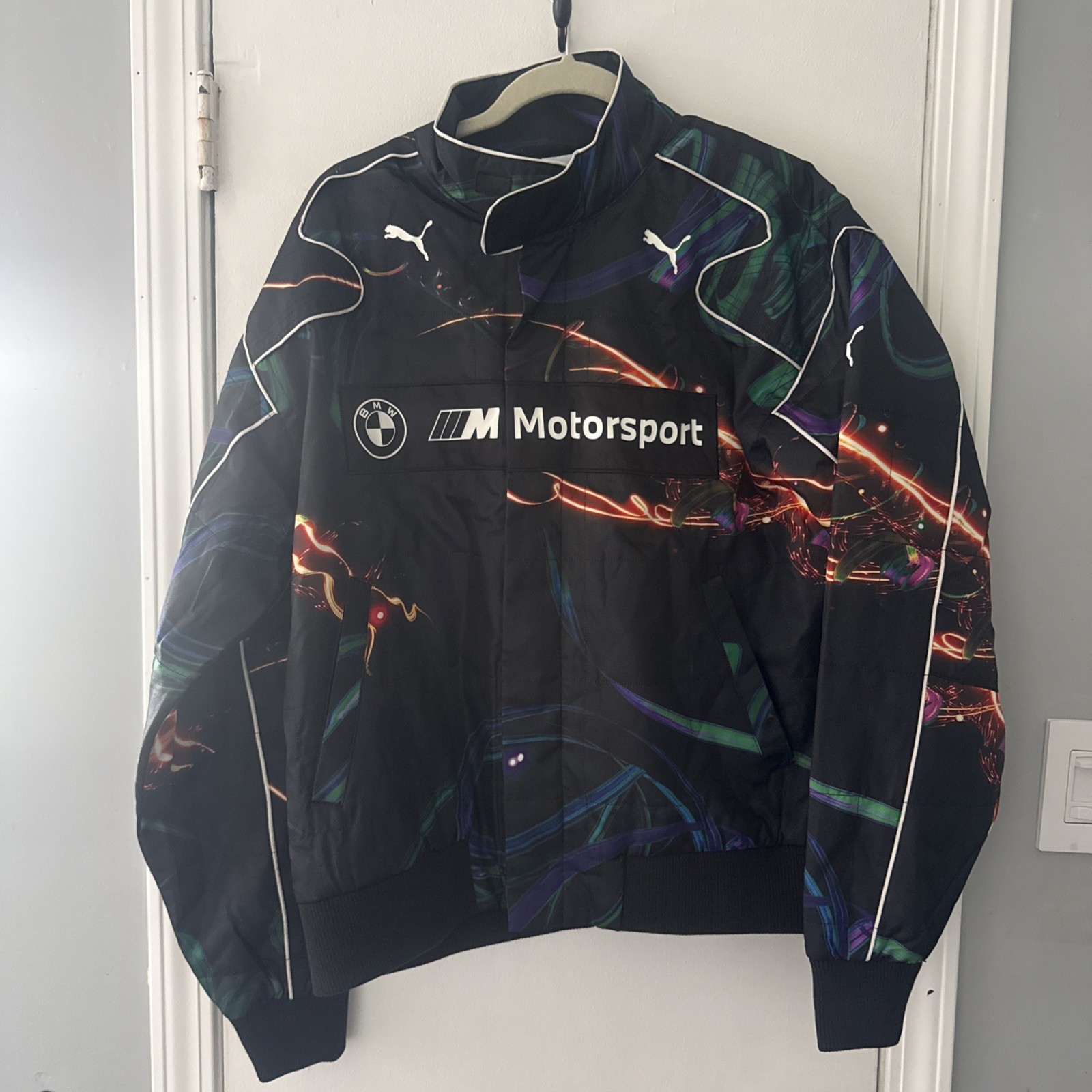 PUMA BMW Motorsport Cao Fei Racer Jacket 633178 01 Men\'s Sz M MSRP $250 