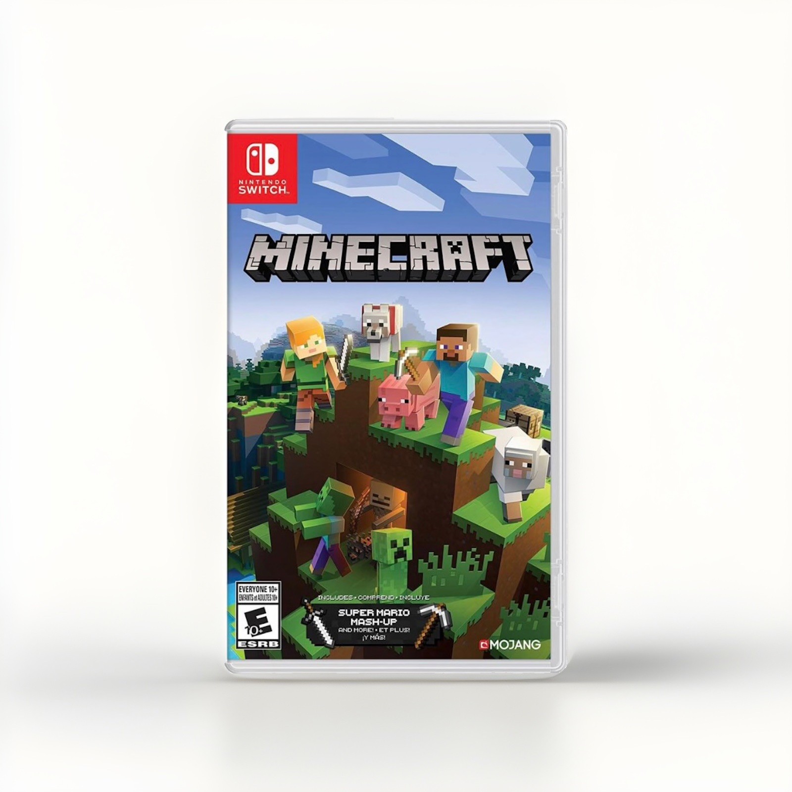 Mojang Studios Minecraft (Nintendo Switch) Game Card w/ Case Multiplayer, E10+