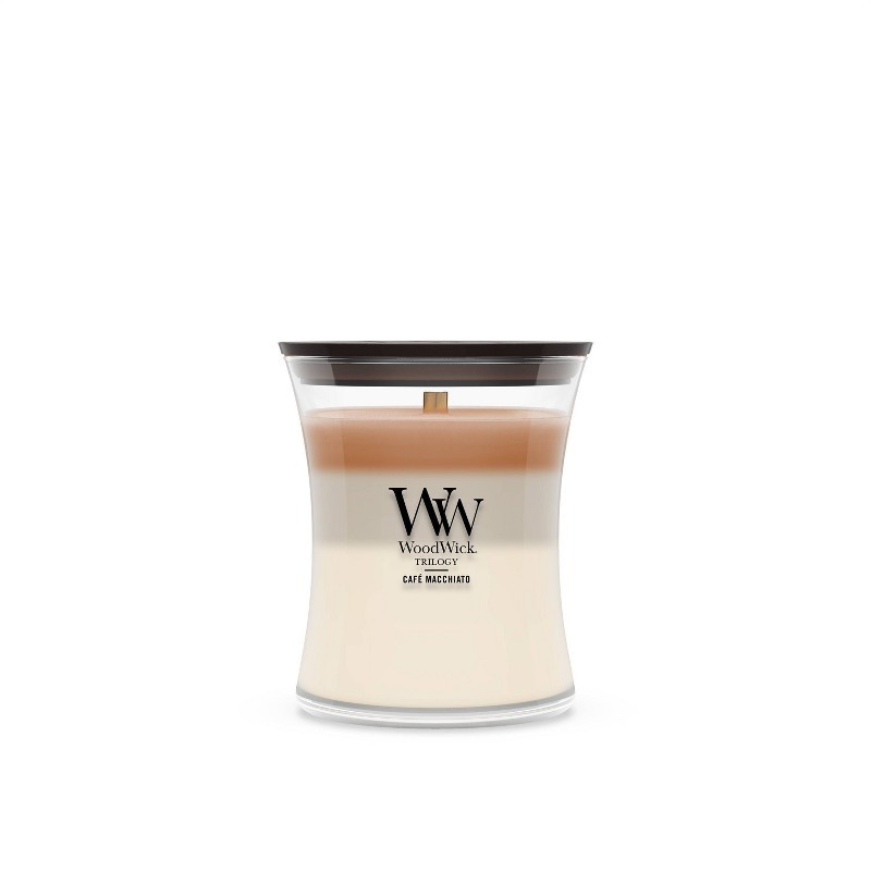 WoodWick Medium Hourglass Cafe Macchiato Jar Candle