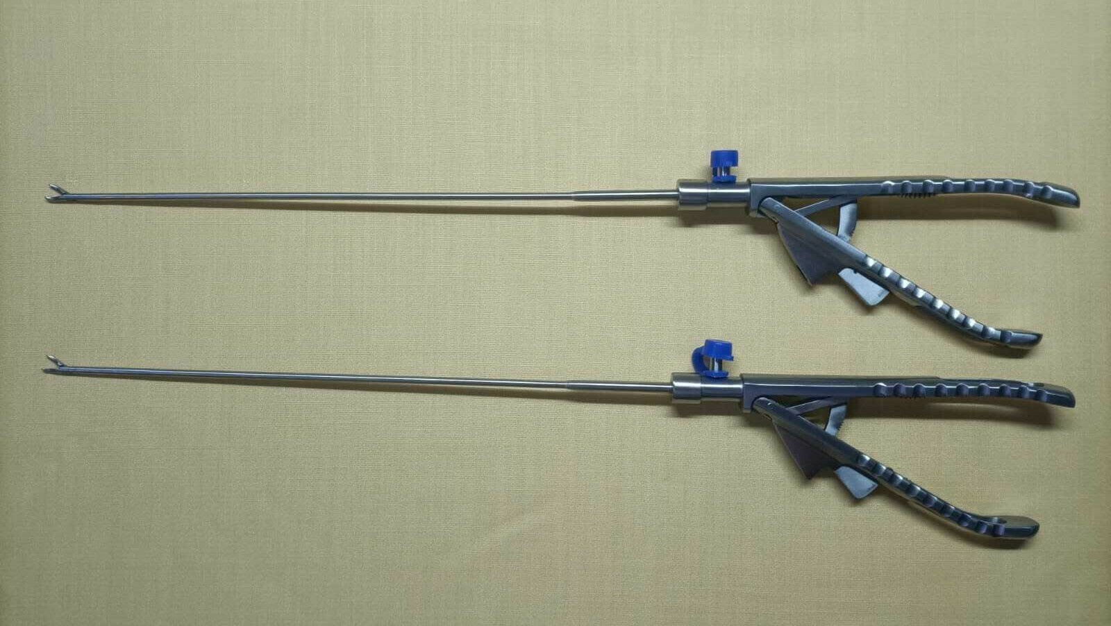 2pc Laparoscopic Needle Holder Curved Jaw Right Hand 3mmx330mm  Instruments