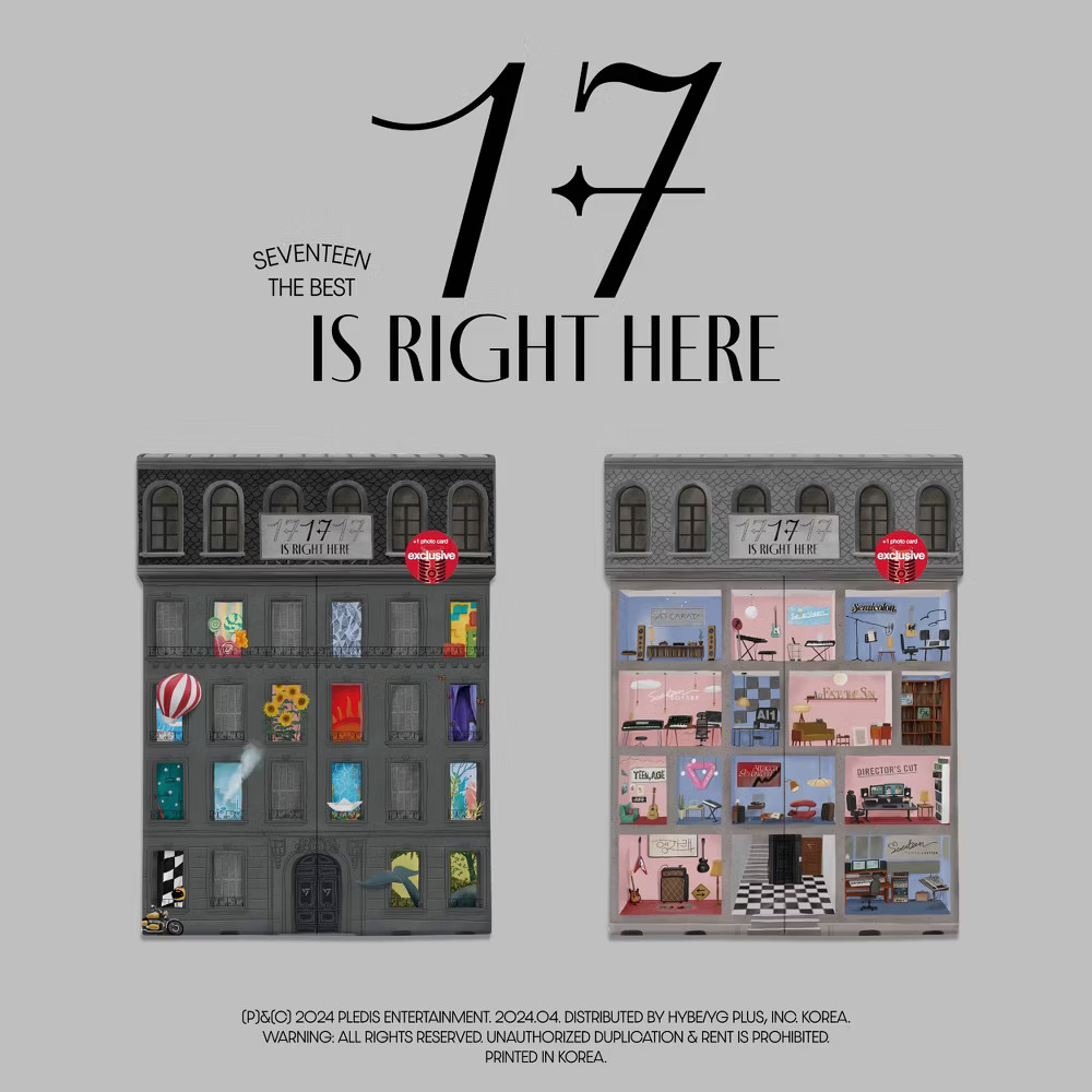 SEVENTEEN - SEVENTEEN BEST ALBUM \'17 IS RIGHT HERE\' ( CD)