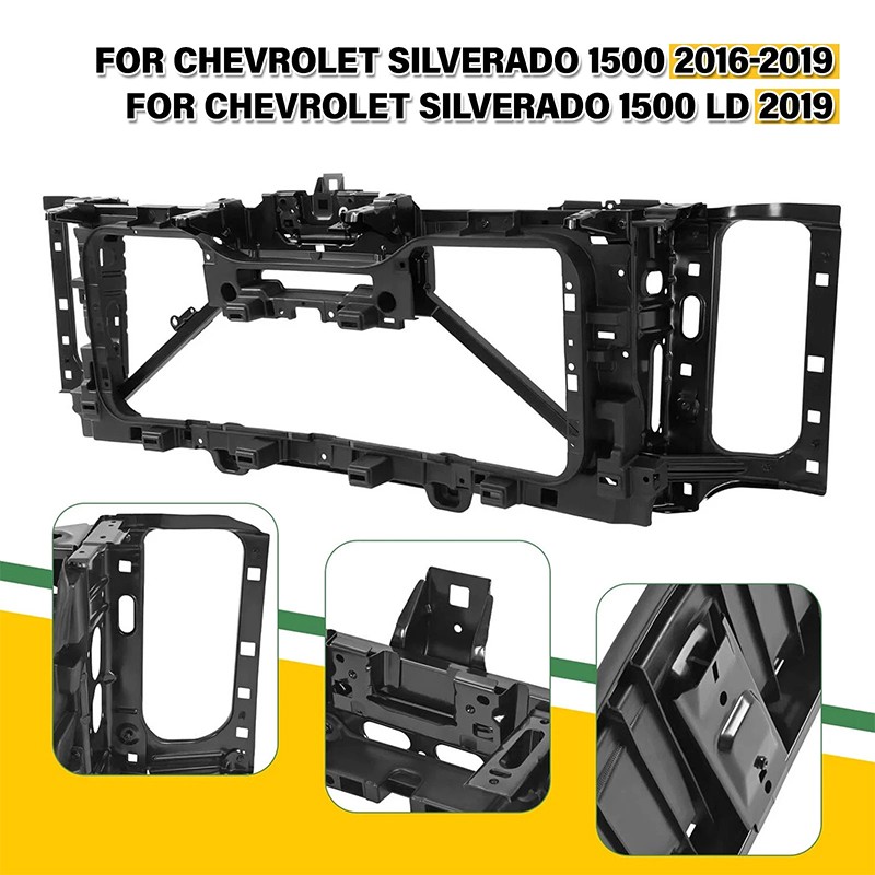 For Chevy Silverado 1500 2016-2019 Radiator Support Header Panel Grill #1220175