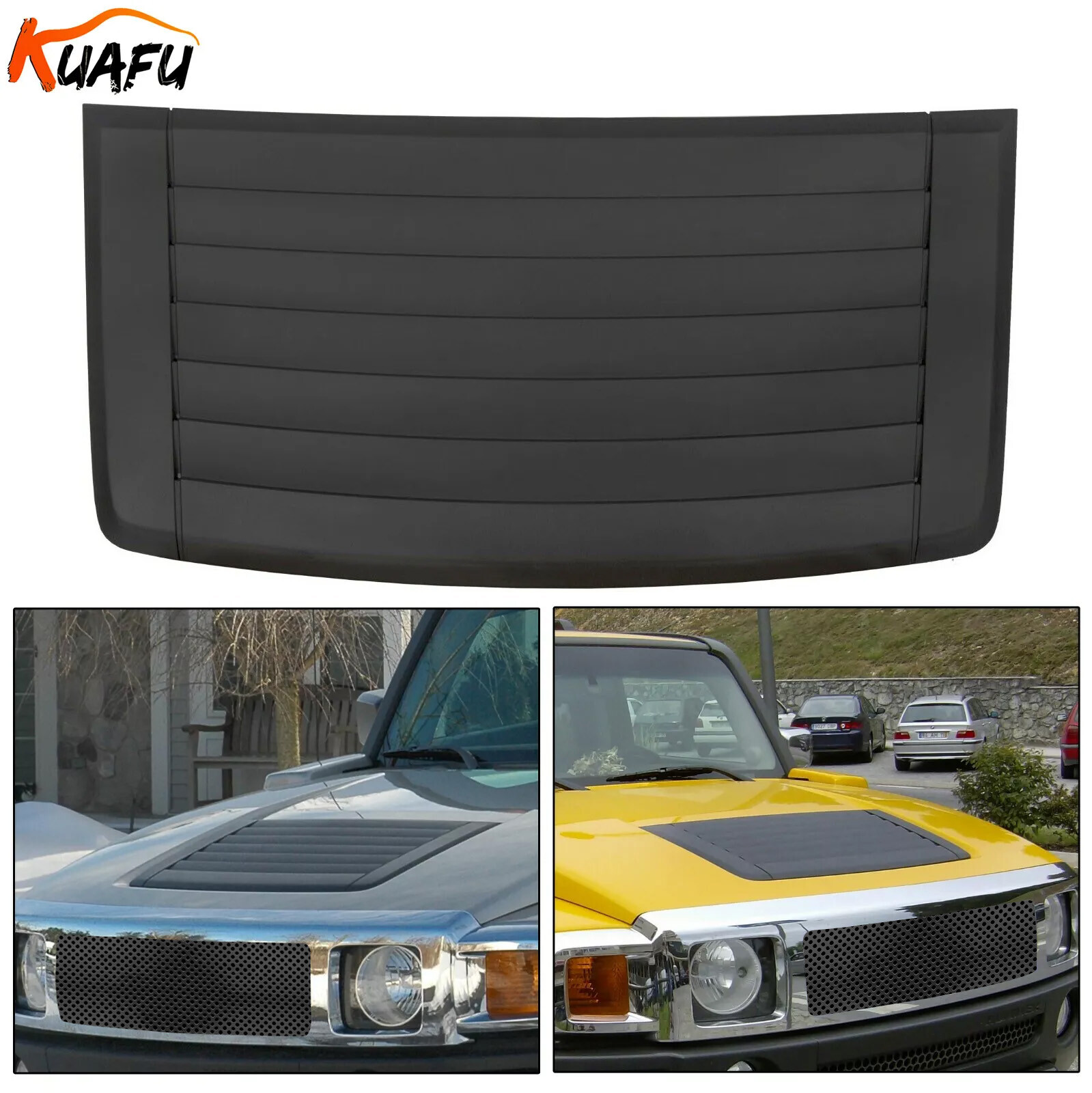 For 2006-2010 Hummer H3 3.7L 5.3L Hood Louver Air Vent Grille Panel #20880500 For 2006-2010 Hummer H3 3.7L 5.3L Hood Louver Air Vent Grille Panel #20880500
