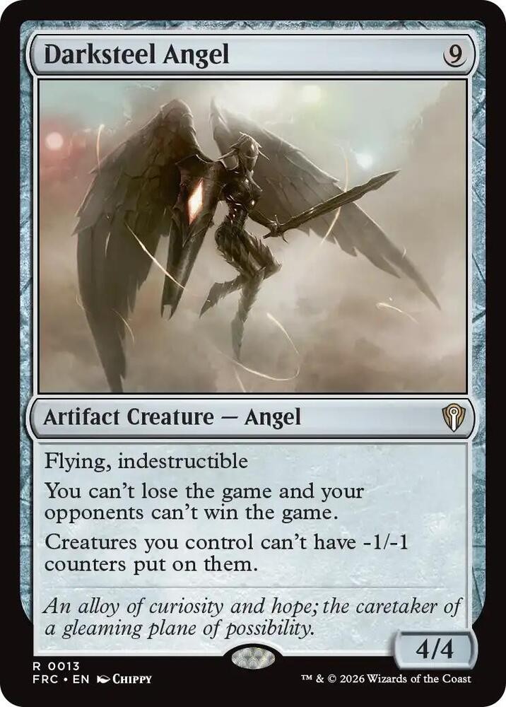 NM Darksteel Angel, MTG, Reality Fracture Commander, Magic the Gathering, 13