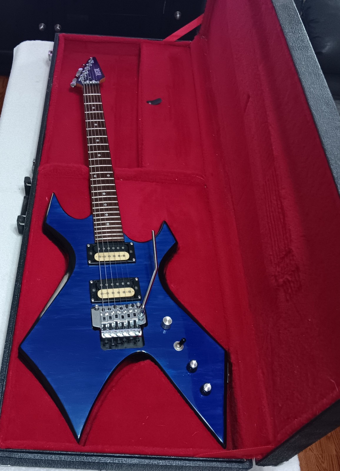 Very Rare Vista Warlock Style Electric Guitar With Original Case
