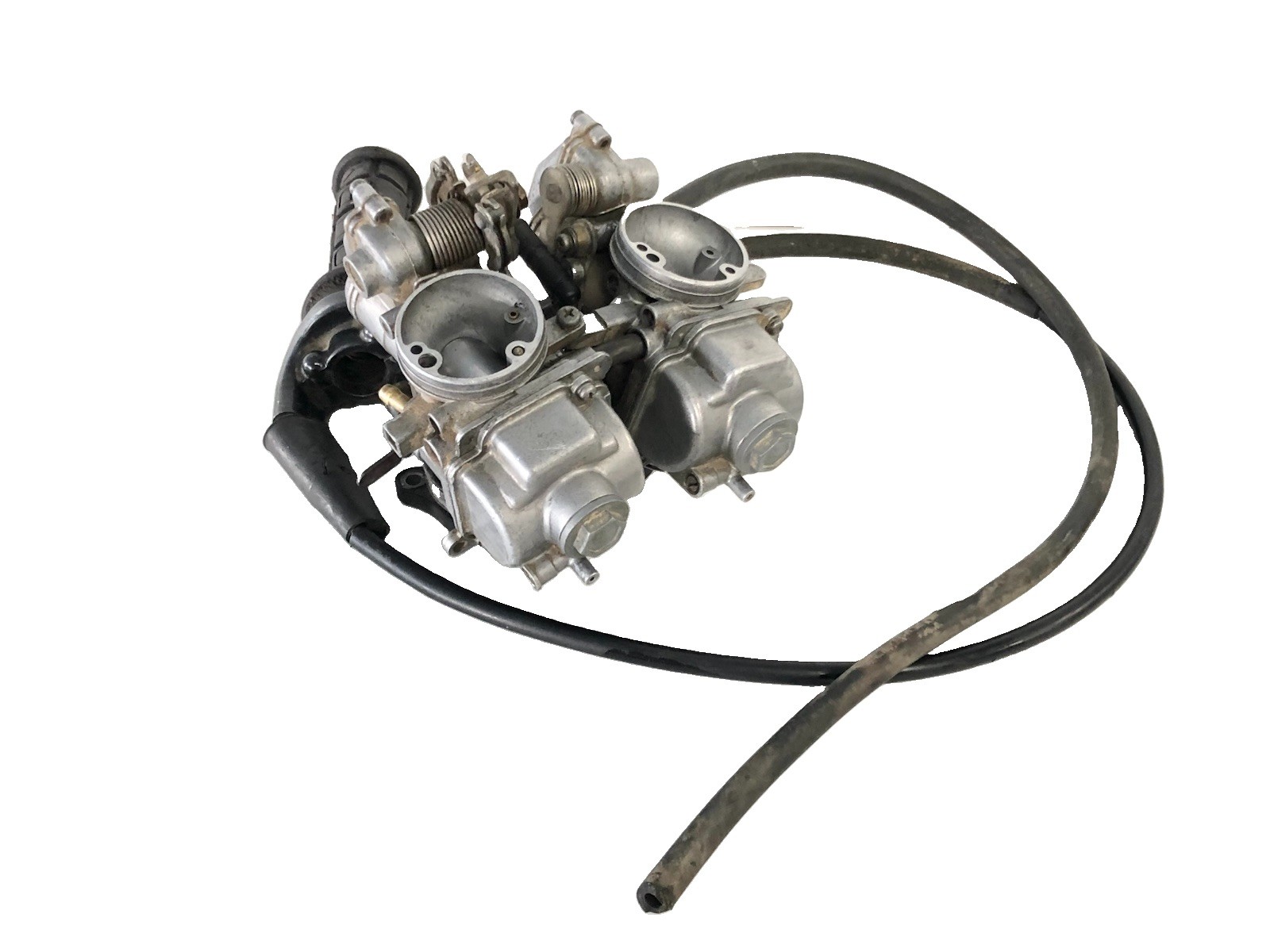 ☑️1983-84 Honda XR500 XR 500 OEM Dual Carburetors Keihin Carb Intake