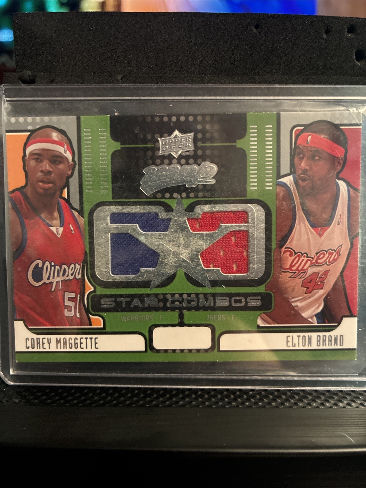 2008-09 Upper Deck MVP - Star Combos Elton Brand, Corey Maggette #SC-BM (MEM)