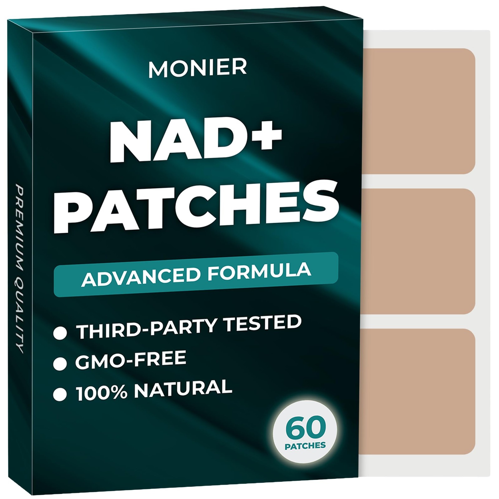 MONIER NAD Patches for Women & Men | NAD+ Patch Energy & Healthy 60 pack
