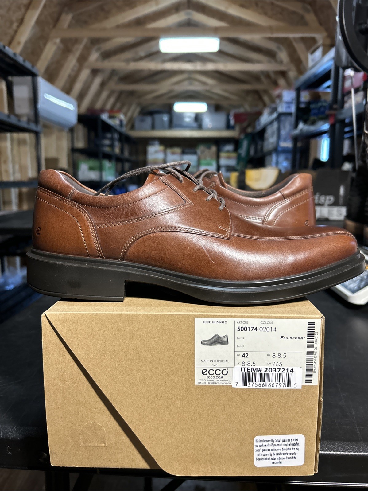 Ecco Men\'s Helsinki 2 Brown Size 8-8.5