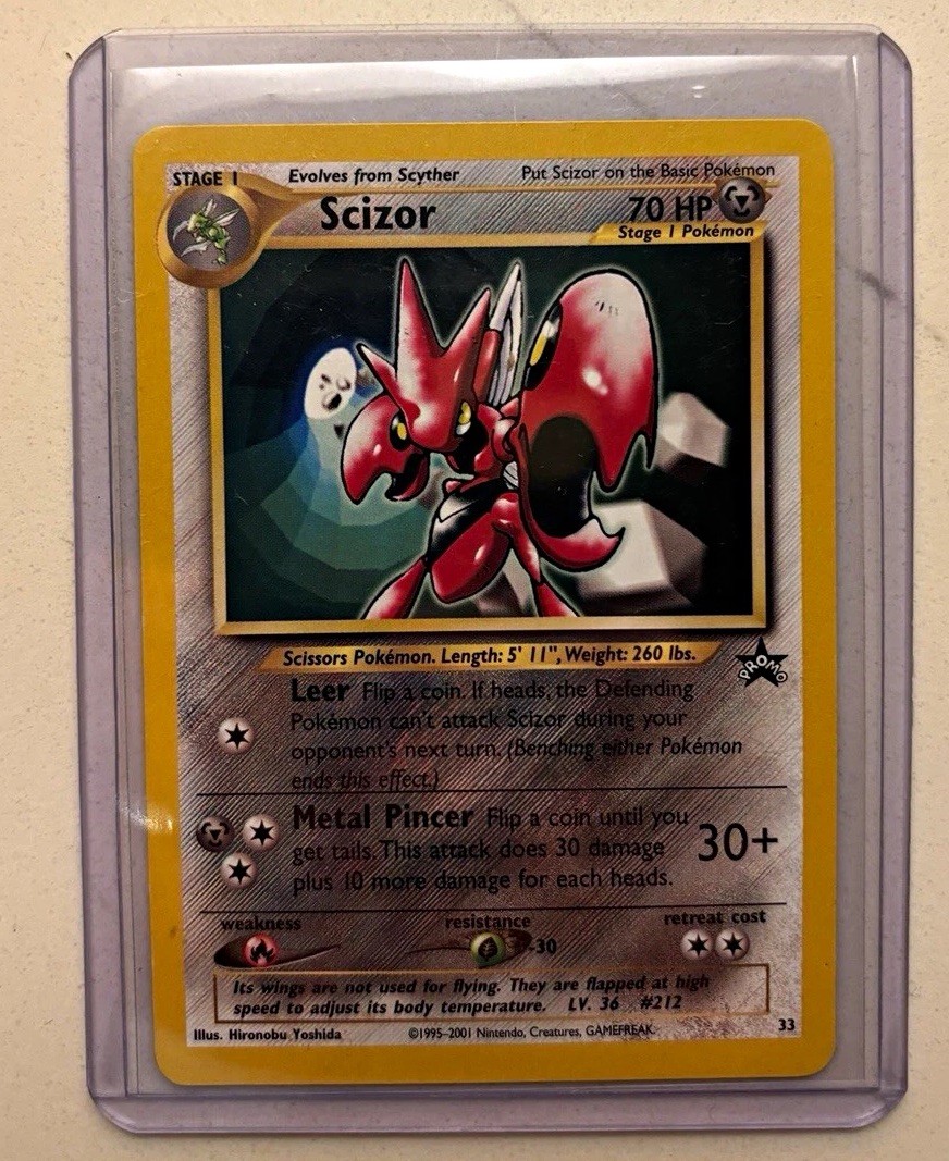 Pokémon TCG Scizor 33/53 Wotc Promo LP+