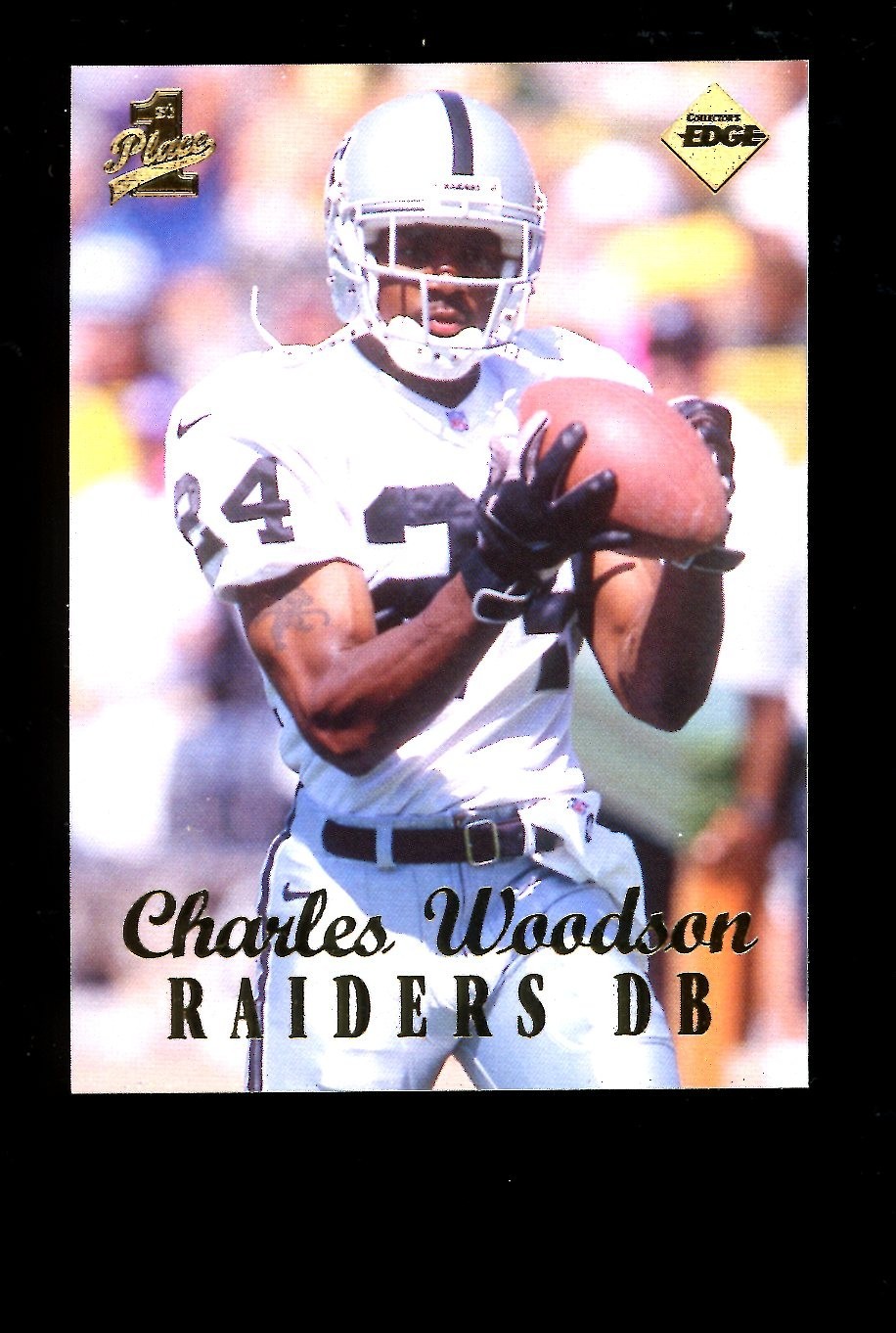 1998 Collector\'s Edge 1st Place #227 Charles Woodson Oakland Raiders RC HOF QTY 1998 Collector\'s Edge 1st Place #227 Charles Woodson Oakland Raiders RC HOF QTY